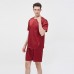 LilySilk Silk Pajamas Set Short 22 Momme Simple Crew Neck Men's Clothing Free Shipping