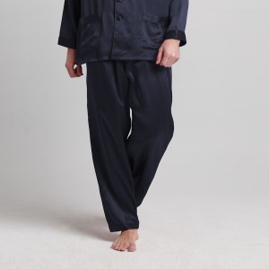 LilySilk 100 Silk Long Pants Men 22 Momme Natural Luxury Elastic Waist Men's Clothing Free Shipping